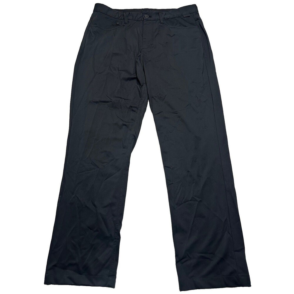 Men's Ghost Golf Apparel Chino Pants Size 34 x 29 Black